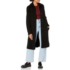 Vince 여성용 칼라 가디건 코트 블랙. XL