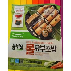 [풀무원] 돌돌말아먹는 롤 유부초밥 도시락 간식, 1개, 280g