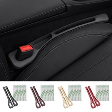 모우앤코 자동차 조수석+보조석 사이드 포켓 틈새쿠션 수납 우레탄 차량용 악세서리, 1세트, 블랙