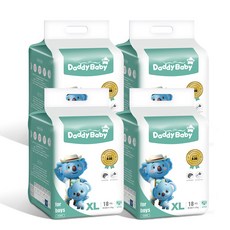 대디베이비 골드 팬티기저귀 남아용, 특대형(XL), 72매