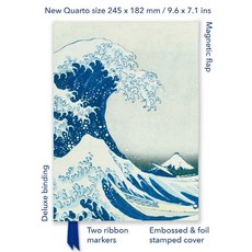 Katsushika Hokusai:The Great Wave (Foiled Quarto Journal), Katsushika Hokusai, Flame Tree Studio(저), Flame Tree