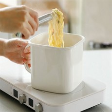 인덕션 법랑냄비 2.2L 라면냄비 소형냄비 가스렌지용냄비 1인용라면냄비, 2.2L PP뚜껑(냄비 별도구매)