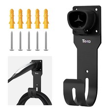 Tera EV 테슬라용 충전기 케이블 홀더: 전기 자동차 충전 스테이션용 J-후크가 있는 방수 벽 마운트 커넥터 오거나이저, Tera EV 테슬라용 충전기 케이블 홀더: 전기 자동