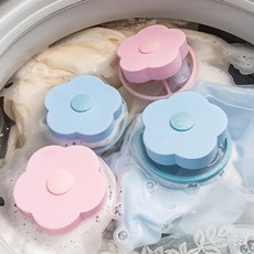 그린리빙 통돌이 세탁기 먼지 거름망, 블루, 4개