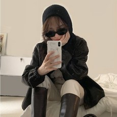 클레이스 얼굴 작아보이는 보들한 니트 바라클라바 9종 color, 블랙, 1개