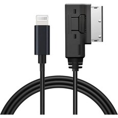 AMI MMI 보조 케이블 아이폰 14 13 12 11 XS XR X 8 7 6용 차량 보조 인터페이스 동글 아우디 A3/A4/A5/A6/A7/A8/S4/S6/S8/Q5/Q7/