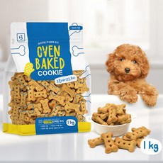 브리더랩 강아지 오븐 베이크드 쿠키, 2개, 1kg, 닭고기맛