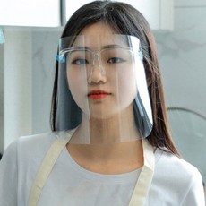 [1+1] 안경 가리개 안면보호마스크 페이스쉴드 투명마스크, 2개, 1