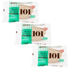 101 100% SD-902 cm 스트릭스 디자인 커피 필터 100장 ×3개 세트 브라운 1~2잔용