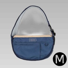 네이비 슬링백 강아지 심플라인 M, 본상품