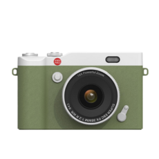 CCD 相機 6400萬畫素 16倍變焦 翻轉螢幕自拍, 復古CCD，綠色