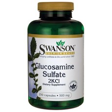 SWANSON 斯旺森 氨基葡萄糖膠囊 2KCI 500mg, 1個, 250 件