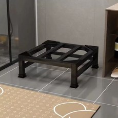 드럼세탁기 받침대 프레임 강화 높이 바닥 하부장 높이조절 통돌이 하부선반, 1개, 화이트 50x50x20cm