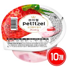 쁘띠첼 요거젤리딸기 냉장젤리, 210g, 10개