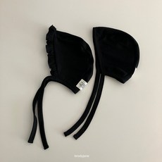 브로디제인 아기 블랙 보넷
