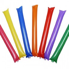 응원 막대 풍선 응원도구 야구 운동회 체육대회 1쌍 [평점상위], 1개, 레드2p