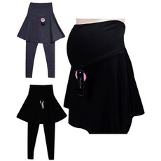 (스킨센스)기모 임부 복대형 플레어 치마 레깅스 got+71161mp