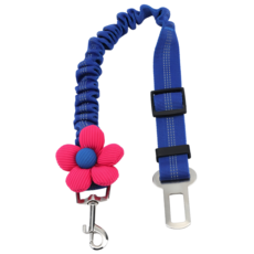 차량용 강아지안전벨트 고탄력 튼튼한 애견차안전벨트 강아지가슴줄, 블루, 30-50센티미터