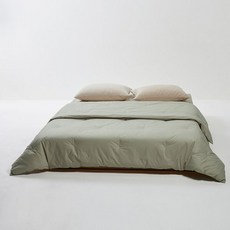 JAJU 발열 온감 양모 코튼 차렵이불 Q 카키그레이 J605402002948 442731, 그레이