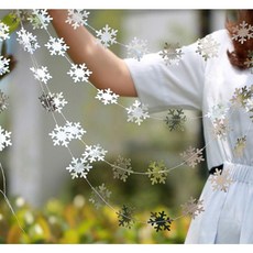 눈꽃장식 별 눈송이 종이 화환 펜던트 장식품홈 새해 hsm+981BE, 블루 G00715