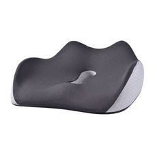 푹신한 착석감 반듯한 자세교정 시원한 통풍감 크로스, 방석FC558(블랙), 1개