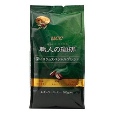ucc 職人的珈琲濃厚特選即溶綜合咖啡粉, 300g, 1包, 1包