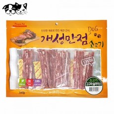 거미블루 피플펫 개성만점 소고기 고구마 슬라이스 300g (강아지 간식)