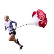 MB2 공기저항낙하산 근력운동달리기용품 체육대회달리기용품, 블랙