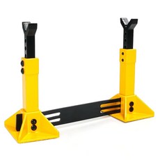 6톤 차량용 거치대 작키 자키 안전말목 트럭용 6T 두꺼운 브래킷, C. 노란색 쌍