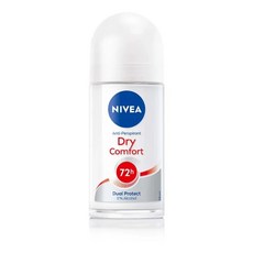 NIVEA 妮維雅 止汗爽身乳液 50ml, 1個, Dry comfort 72h