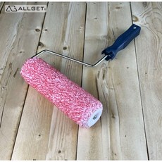 【ALLGET】紅斑比細緻大滾刷 萬用型油漆滾筒, 1個