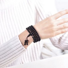 串珠DIY套件, ６ｍｍ（黑曜石）, 1個