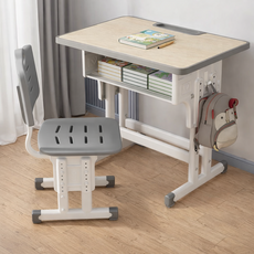 초등학생 전용 높이조절 어린이 학습용 책상 의자 세트, K21(700*500mm)