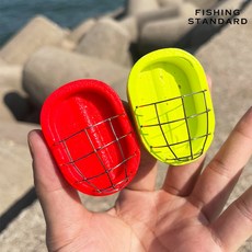 카고찌 띄울채비 카고 선상 벵에돔 학꽁치 낚시, 1개, 레드