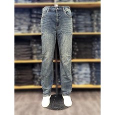 버커루 BC [25년신상] 봄 가을 넓은 바지통 편안하고 넉넉한 일자 청바지 빈티지워싱 인기최고 버커루 남성 M톤 스트레이트 청바지 DP65-139