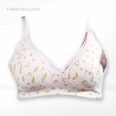 디올라 마터니티 수유브라 BR6770 면 노와이어 원터치 B컵 임산부 브래지어 학생브라 가슴보정브라