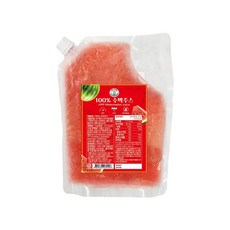 과육 착즙 100% 냉동 수박주스 HPP 땡모반, 6개, 1kg