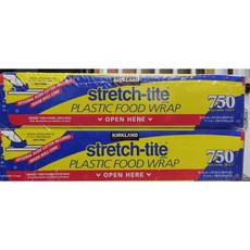 Kirkland Signature Stretch-tite 塑膠保鮮膜 750平方英尺, 1個, 分購一條價