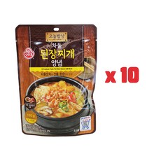 오늘밥상 차돌된장찌개양념130g 10개, 130g
