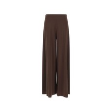 카오스 elasticated wide-leg trousers
