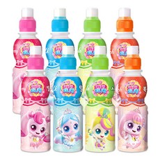 캐치티니핑 페트 음료 4종 밀크맛+사과맛+딸기맛+복숭아맛, 200ml, 8개