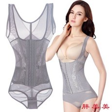 婷美婼雅【M-5XL大尺碼】收腹褲 束腹 束褲 塑身衣 薄款三排扣連體塑身衣 無痕減肚子 産後收腹收腰提臀不捲邊