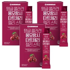 참앤들황토농원 탱글 콜라겐 몽모랑시 타트체리 젤리스틱 15p, 300g, 3개