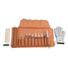 木雕工具套装 豪华木雕套件 收纳方便 握感舒适, 方柄15件套(767g), N/A