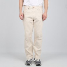 버커루 남성 청바지 에크루 세미 와이드 아이보리 B225DP055P