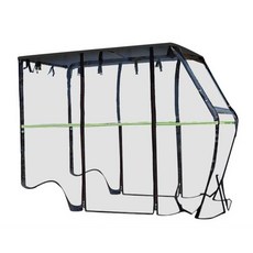 바람막이 전동차 비닐커튼 전동스쿠터 3륜 4륜 전기차 천막 투명 방수 천막 비 커튼, 1. 130x70 투명 레인 커튼