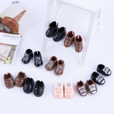 짱패브릭 인형) 육일돌 오비츠 PVC 스타일슈즈, 하이탑 부츠/브라운, 1개