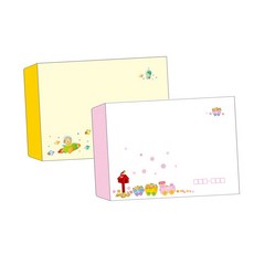화사한컬러학교문구레자크지봉투 사무실필수템학습용 A4사이즈호환칼라대봉투 50장1봉, 백상지핑크우체통NO.375