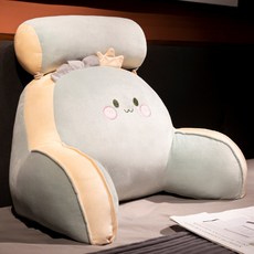 침대 쿠션 부드러운 유퀴즈선물 침대 귀여운 커플 책쿠션 베게 엎드리는, 27 연두공룡