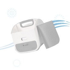 Ubbi 귀저기 가방 백팩 휴대용 기저귀 교환 스테이션 - 접이식 매트 기저귀물티슈 보관 캐디 회색 M8